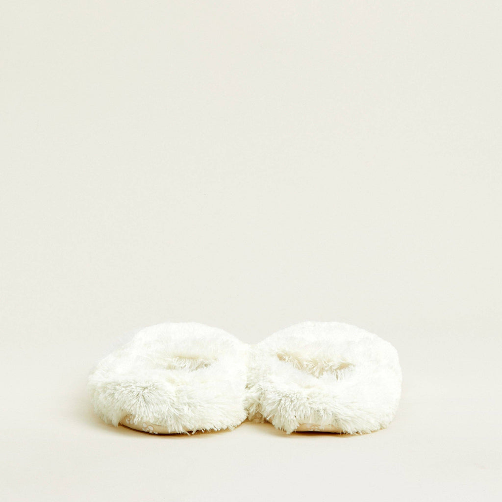 Cream Warmies® Slippers
