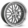 PRO TRAK | Gunmetal Polished Lip | 18x8.0 ( 5x100 )