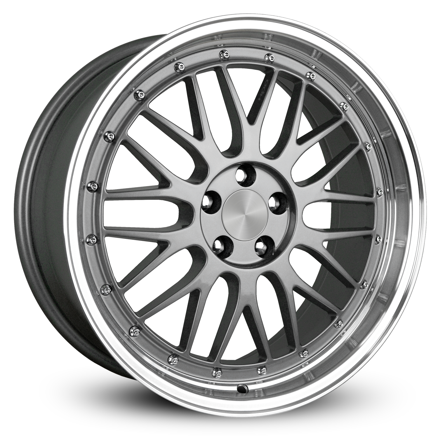 PRO TRAK | Gunmetal Polished Lip | 18x8.0 ( 5x100 )