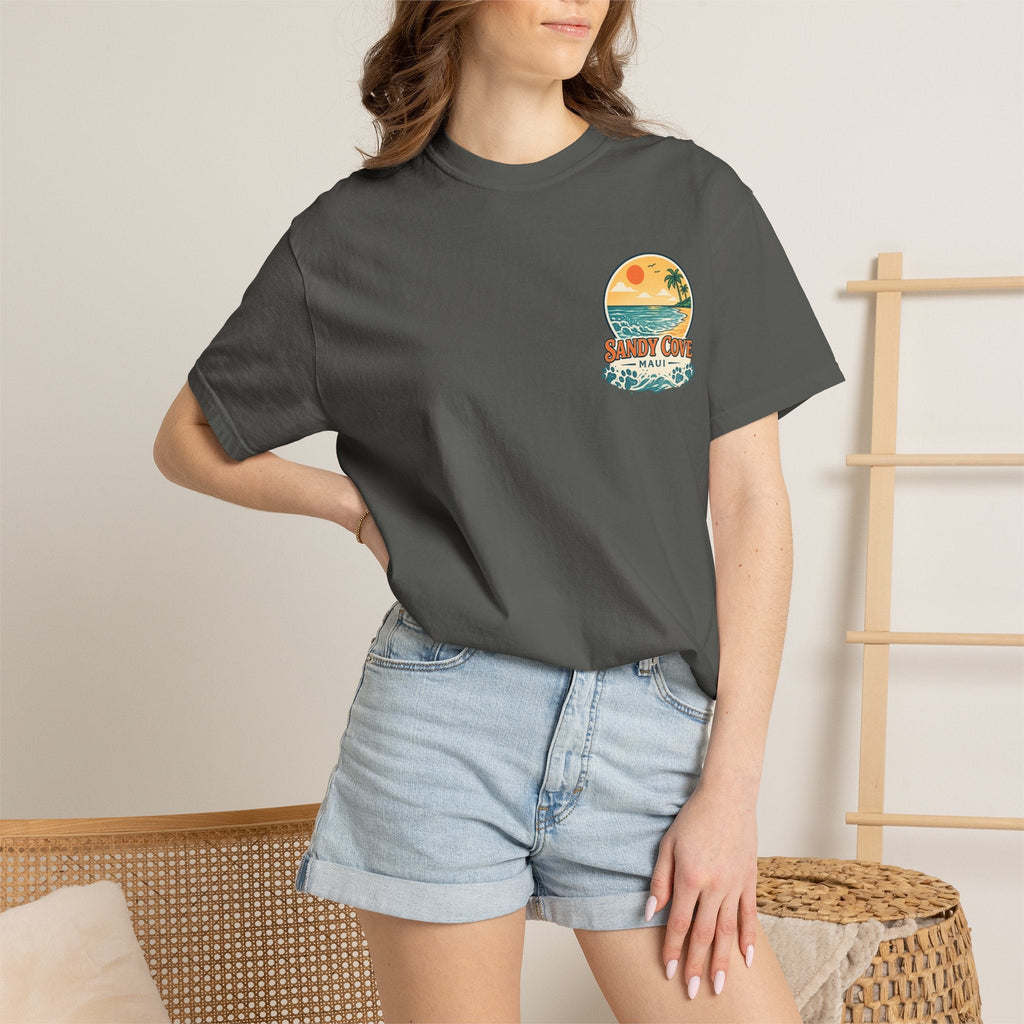 T-Shirt — Sandy Cove Maui Poodle Beach Vintage Graphic Tee