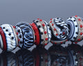 10205301 - Seven Dakota Quilt Rondelle Beads