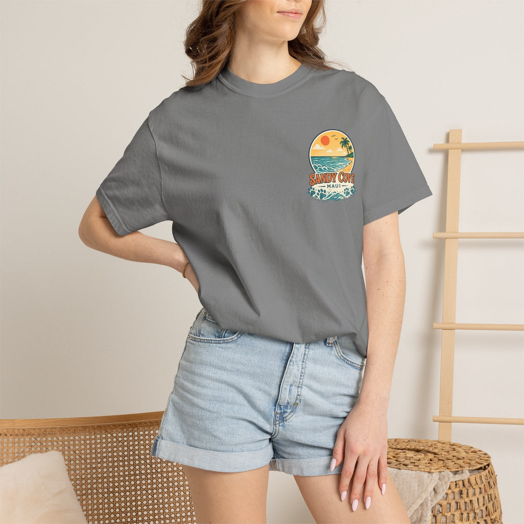 T-Shirt — Sandy Cove Maui Poodle Beach Vintage Graphic Tee