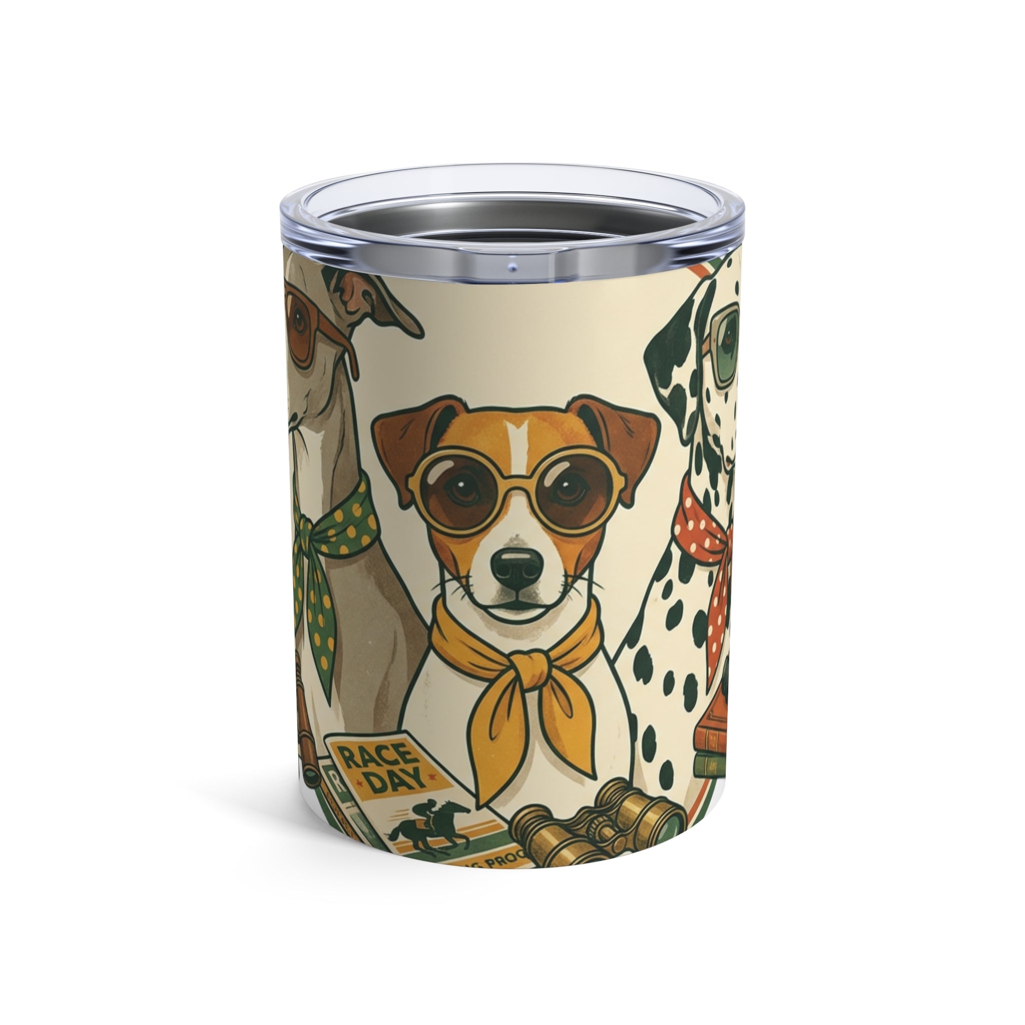 Pit Stop Pups - Paddock Chic 12oz Short Tumbler