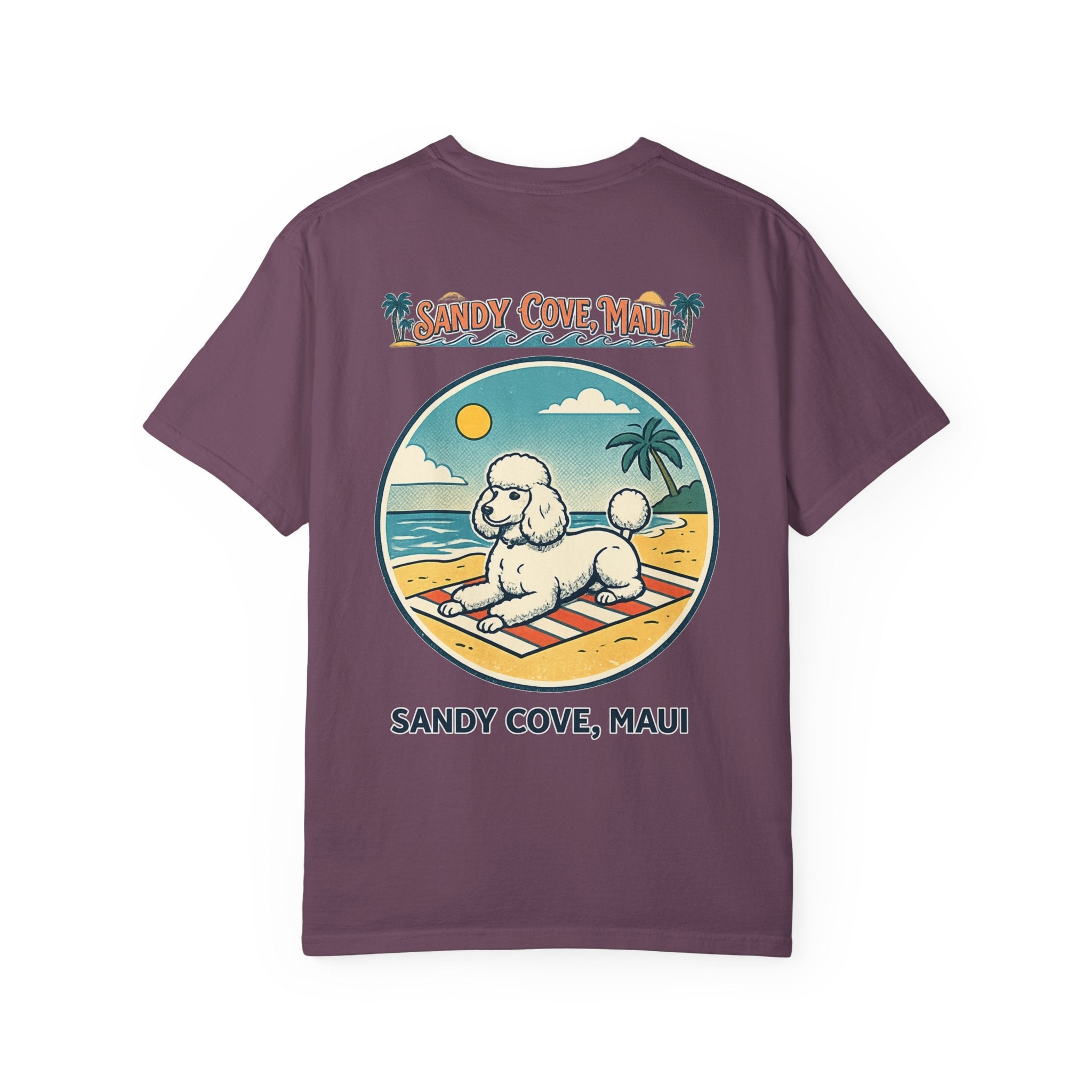T-Shirt — Sandy Cove Maui Poodle Beach Vintage Graphic Tee