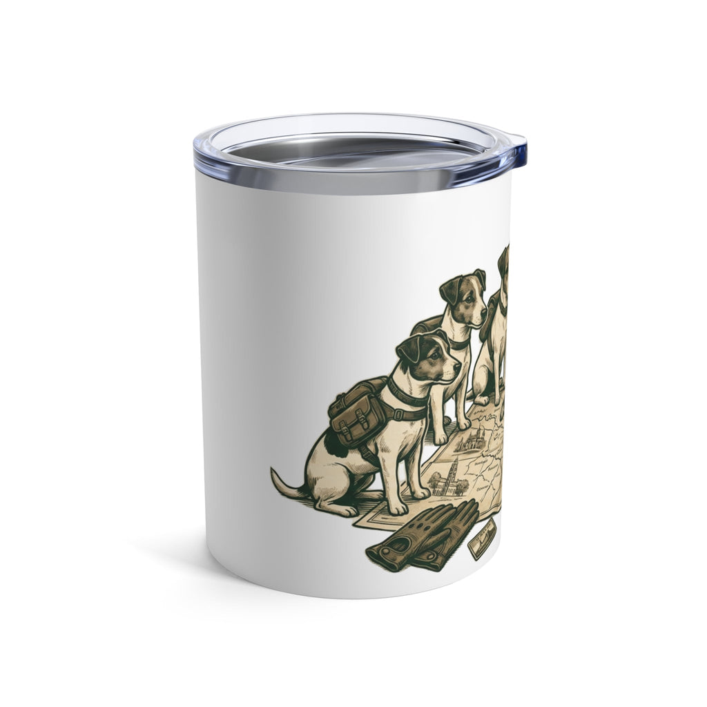 Pit Stop Pups - Alpine Rally Map 12oz Short Tumbler