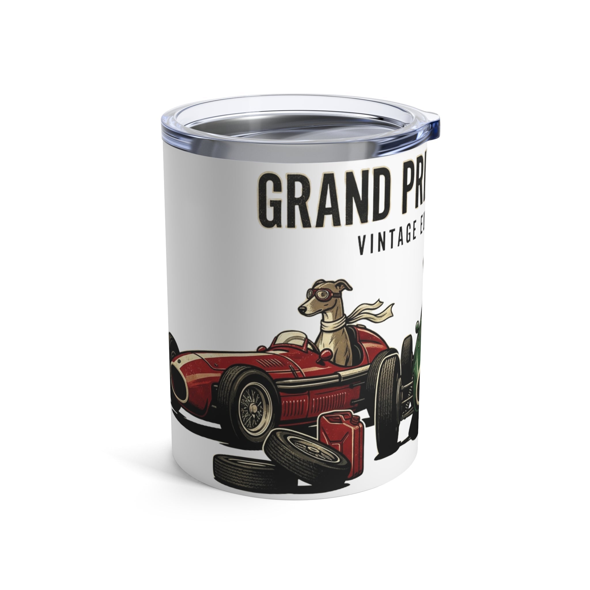 Pit Stop Pups - Grid Position One 12oz Short Tumbler