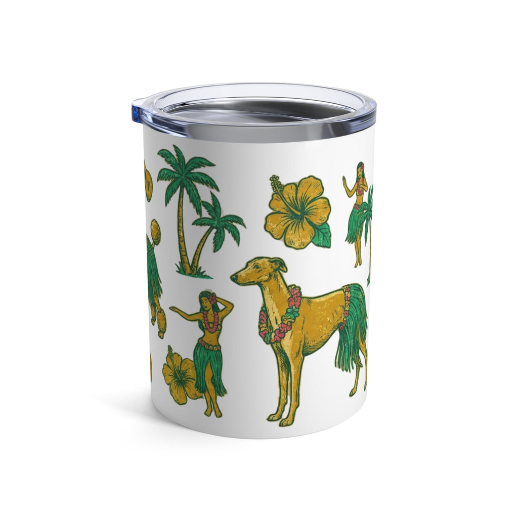 Tattoo Parlor Pups - Hula Hounds 12oz Short Tumbler