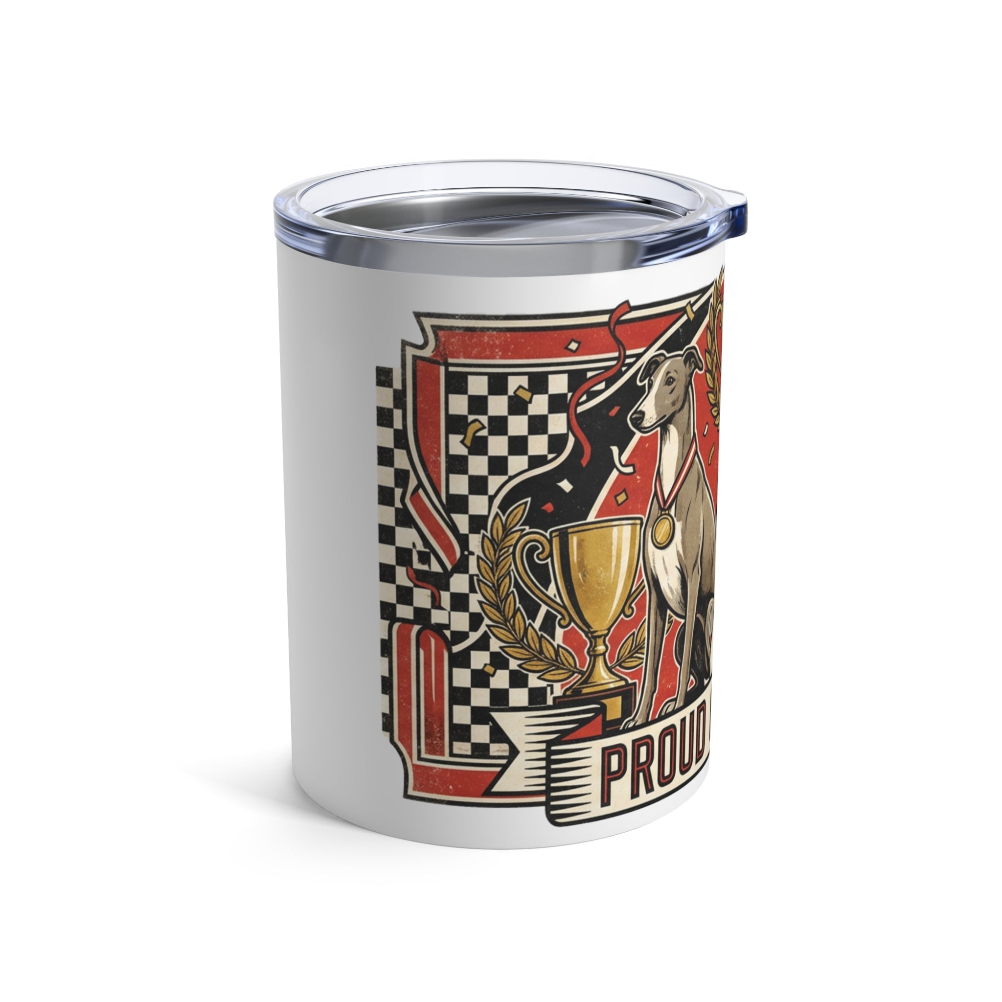 Pit Stop Pups - The Winner's Circle 12oz Short Tumbler