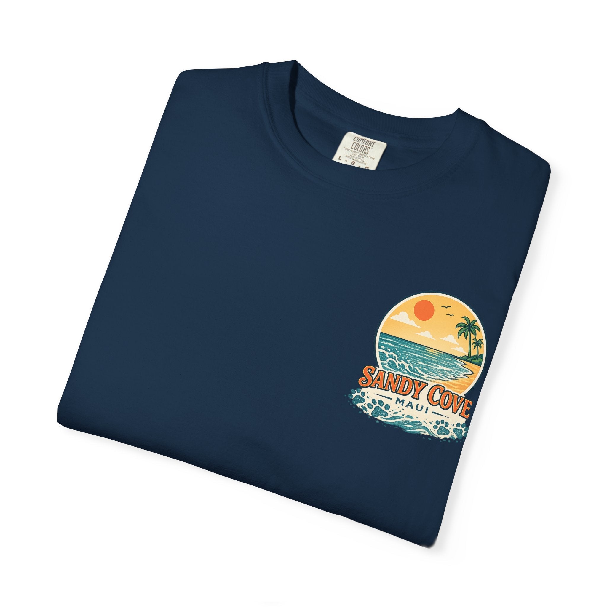 T-Shirt — Sandy Cove Maui Poodle Beach Vintage Graphic Tee