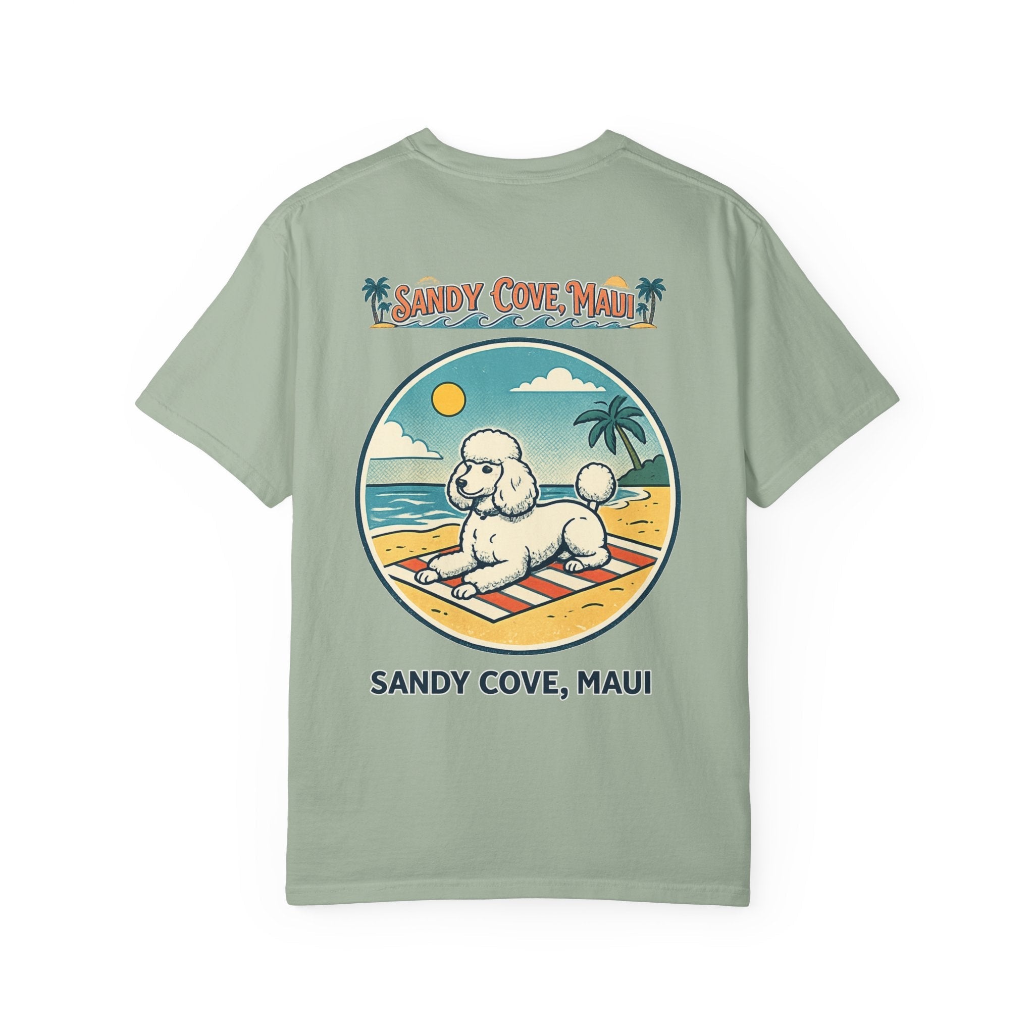 T-Shirt — Sandy Cove Maui Poodle Beach Vintage Graphic Tee
