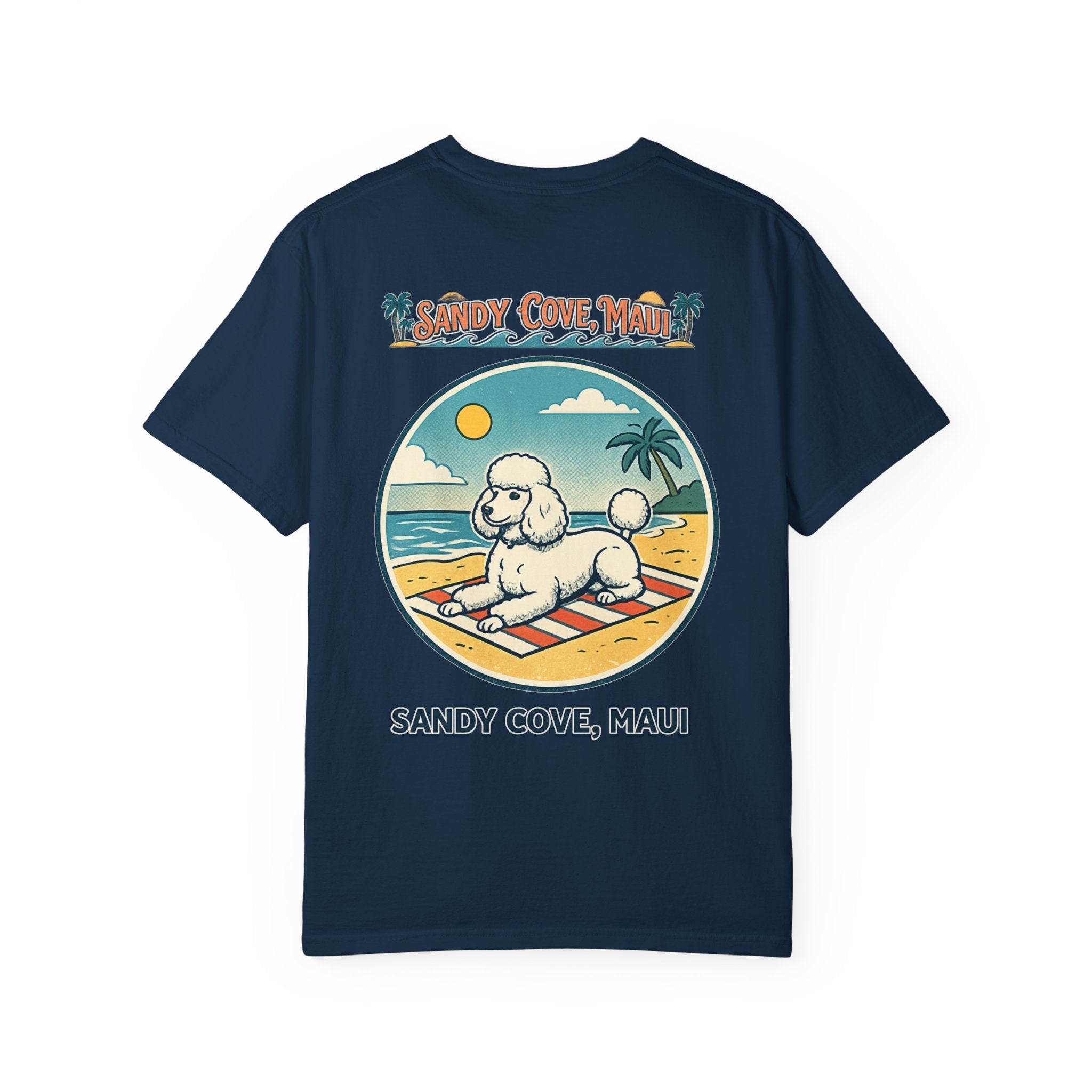 T-Shirt — Sandy Cove Maui Poodle Beach Vintage Graphic Tee