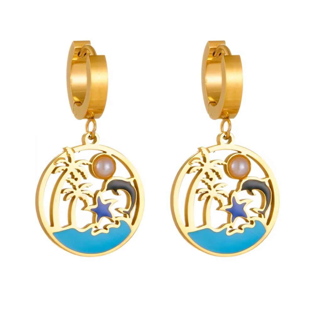 Coastal Magic Turquoise Earrings