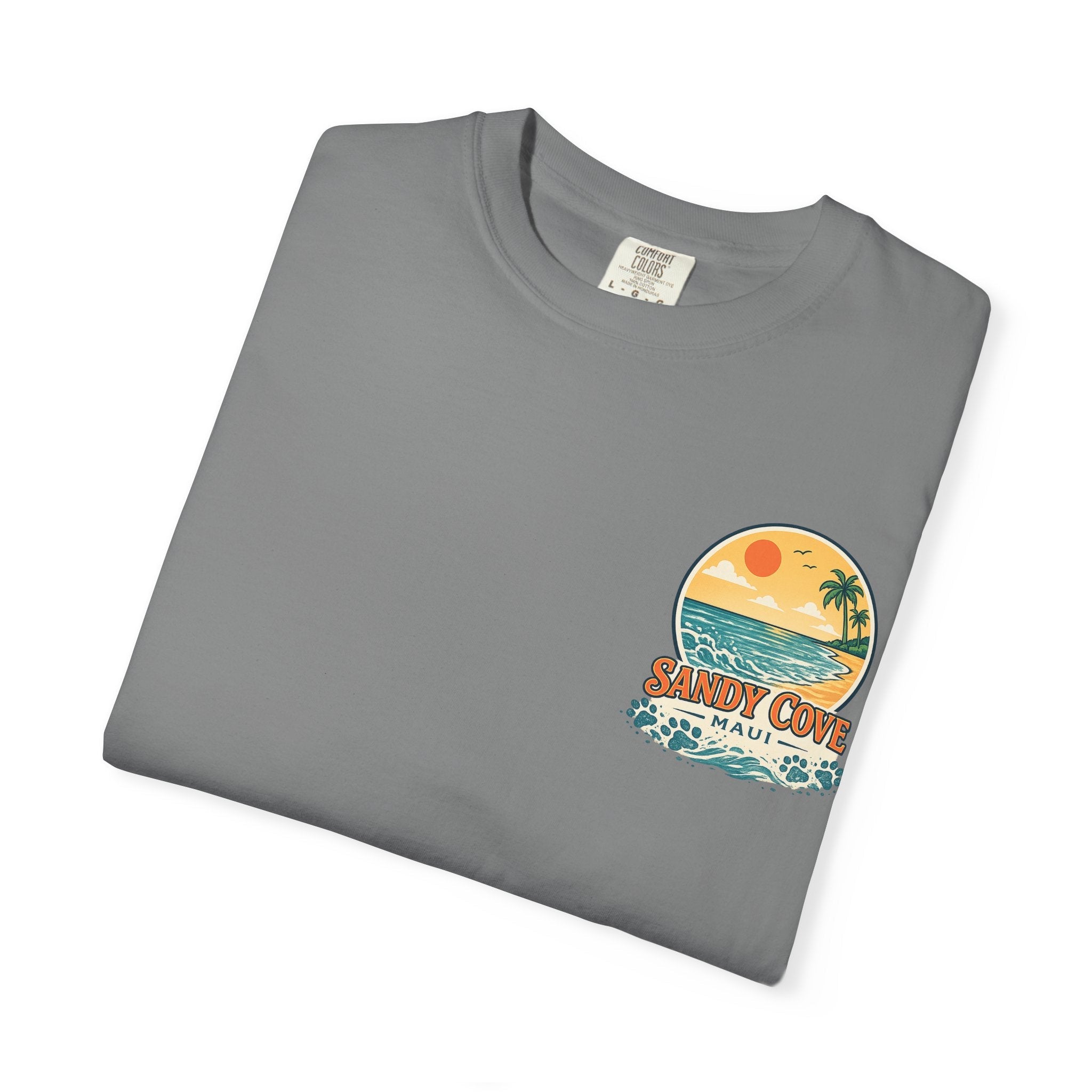 T-Shirt — Sandy Cove Maui Poodle Beach Vintage Graphic Tee