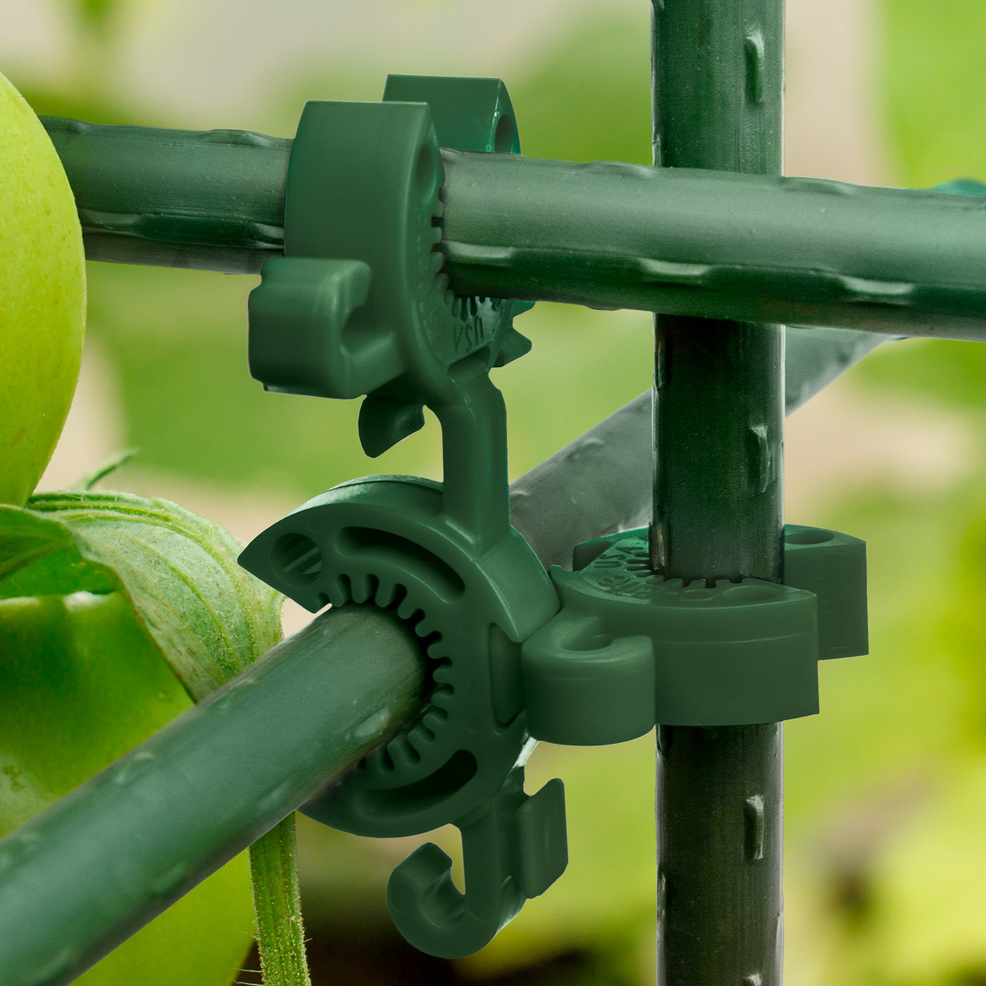 C-BITE Garden Stake Clips - Build Stronger Plant Support