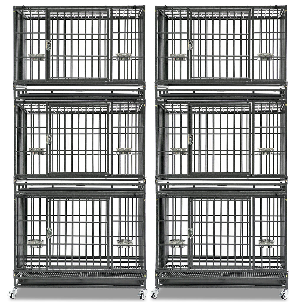 37" Stackable Heavy Duty Dog Crate 371D03