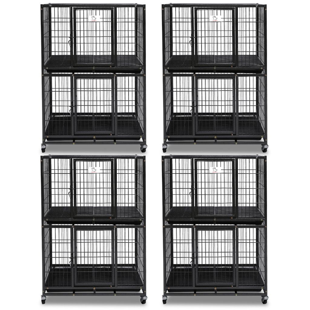 31" Two-Tier Dog Crate 46A