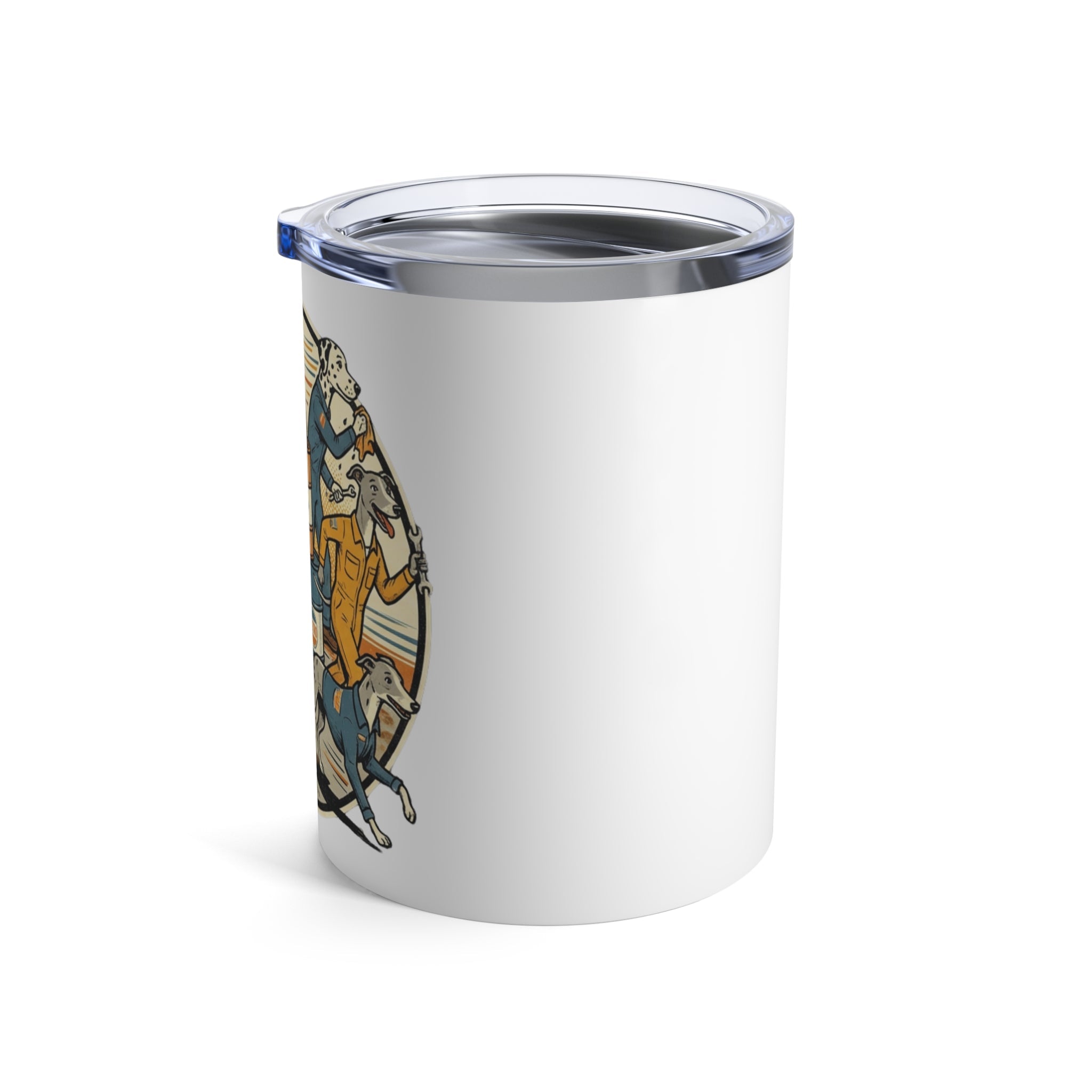 Pit Stop Pups - Pit Crew Chaos 12oz Short Tumbler