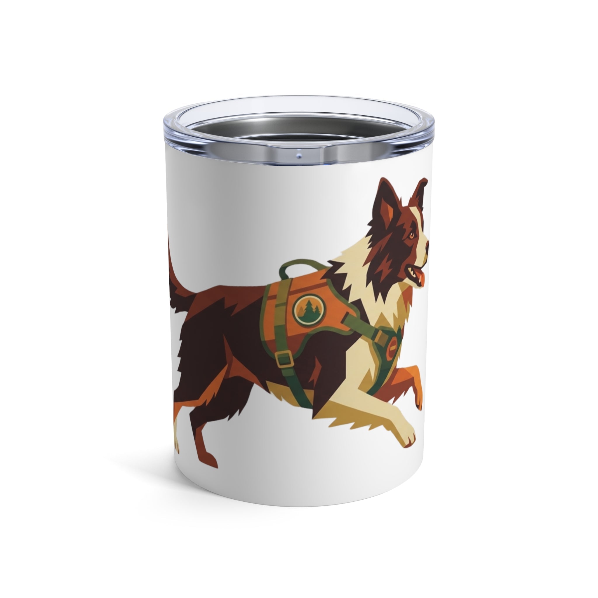 National Park Pups - Compass Collie 12oz Short Tumbler