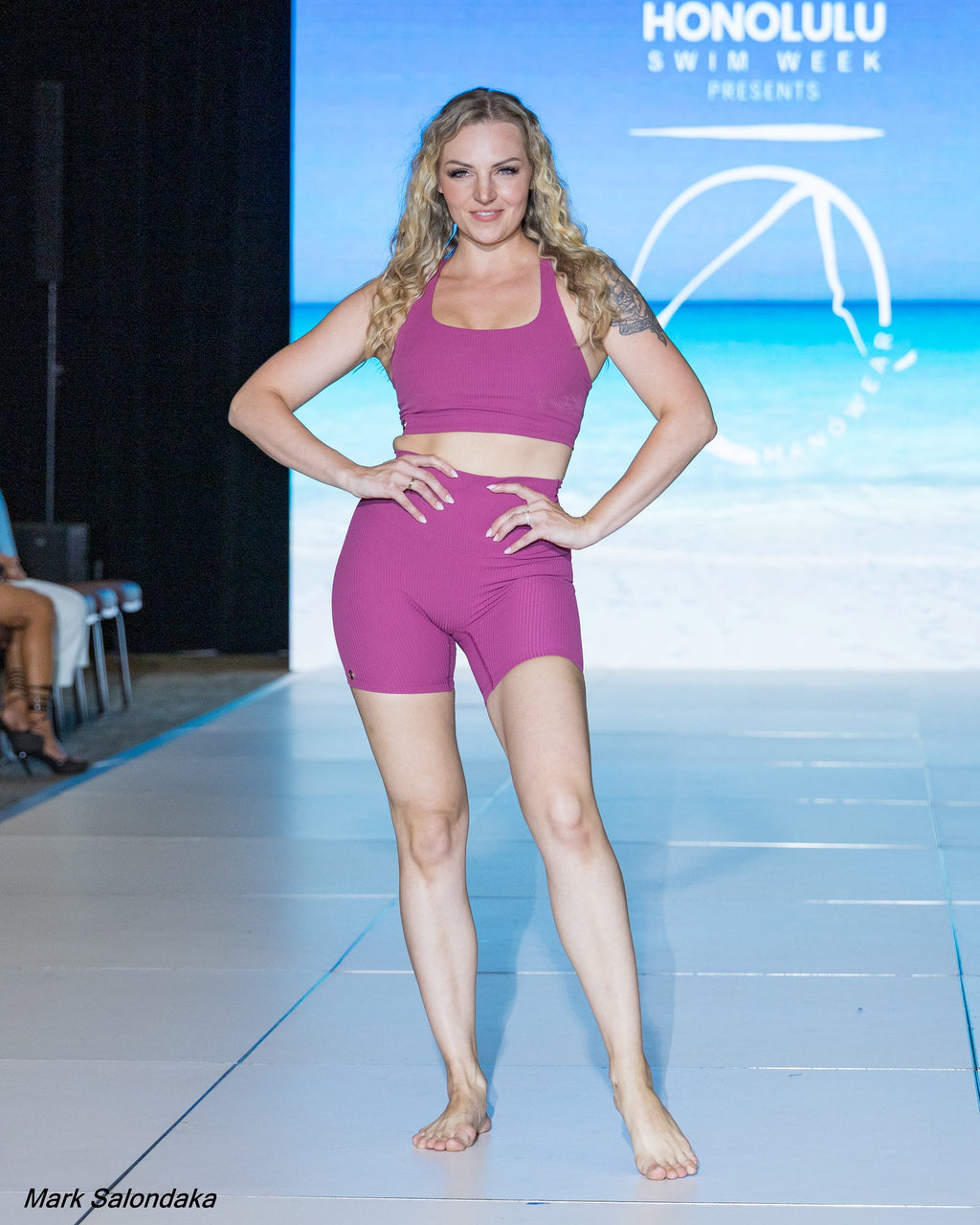 Ribbed ballerina sports bra