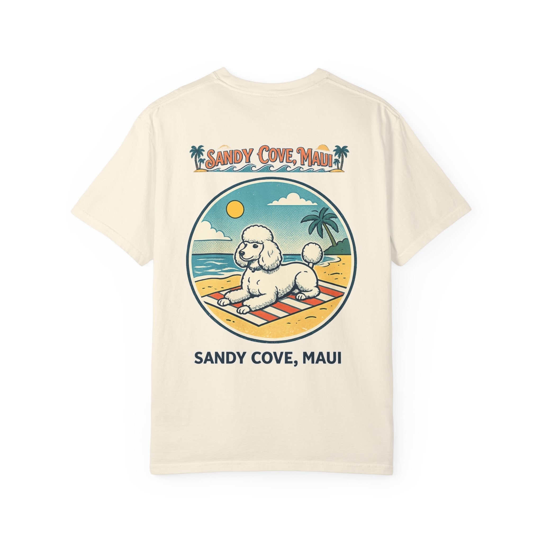 T-Shirt — Sandy Cove Maui Poodle Beach Vintage Graphic Tee