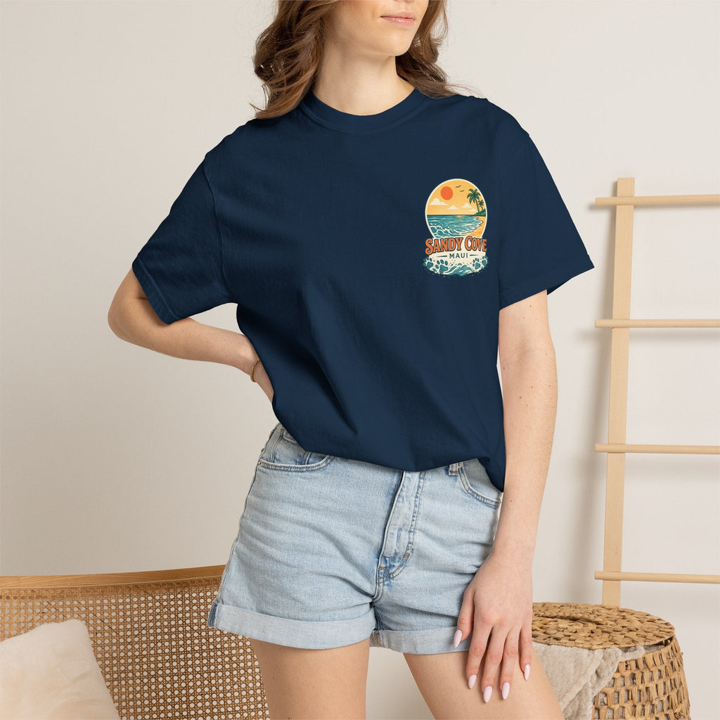 T-Shirt — Sandy Cove Maui Poodle Beach Vintage Graphic Tee