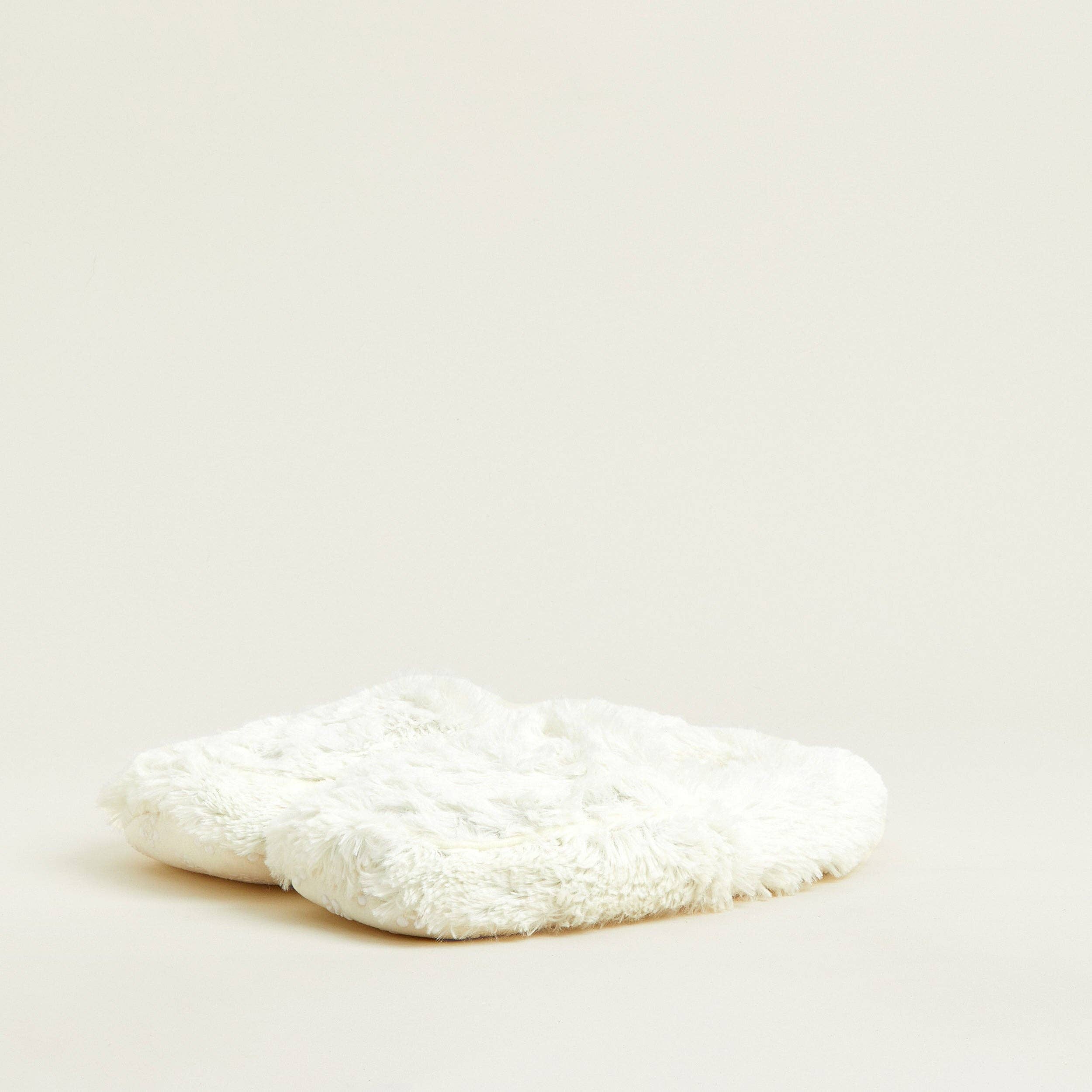 Cream Warmies® Slippers
