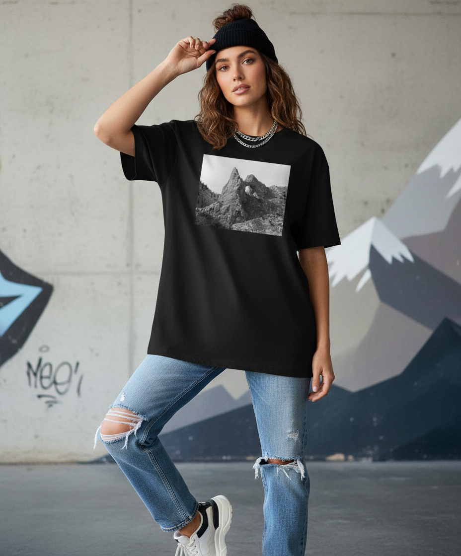 Great Basin Arch, National Park, Landscape, Moss Apparel, Unisex T-Shirt