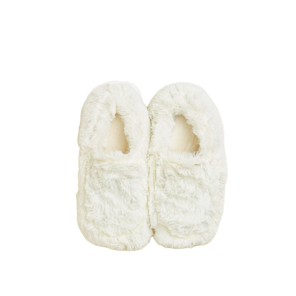 Cream Warmies® Slippers