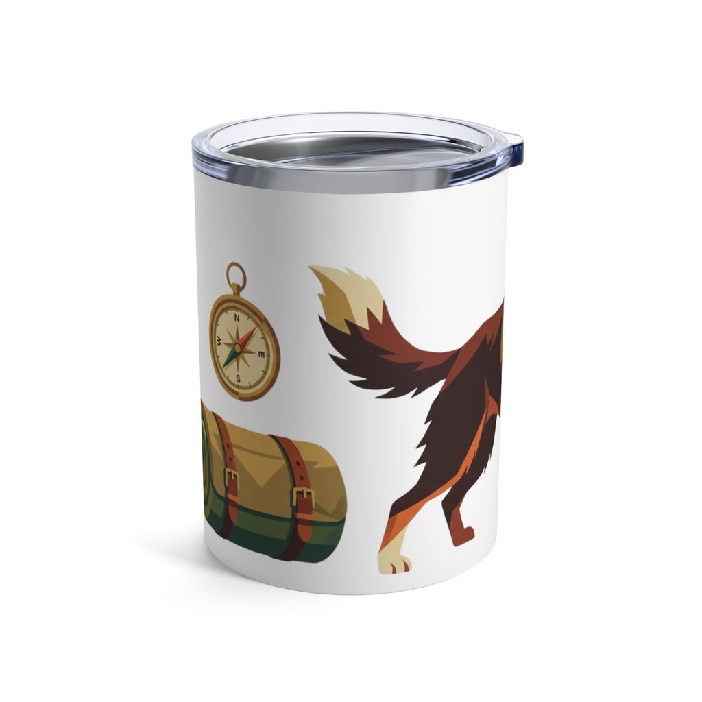 National Park Pups - Compass Collie 12oz Short Tumbler