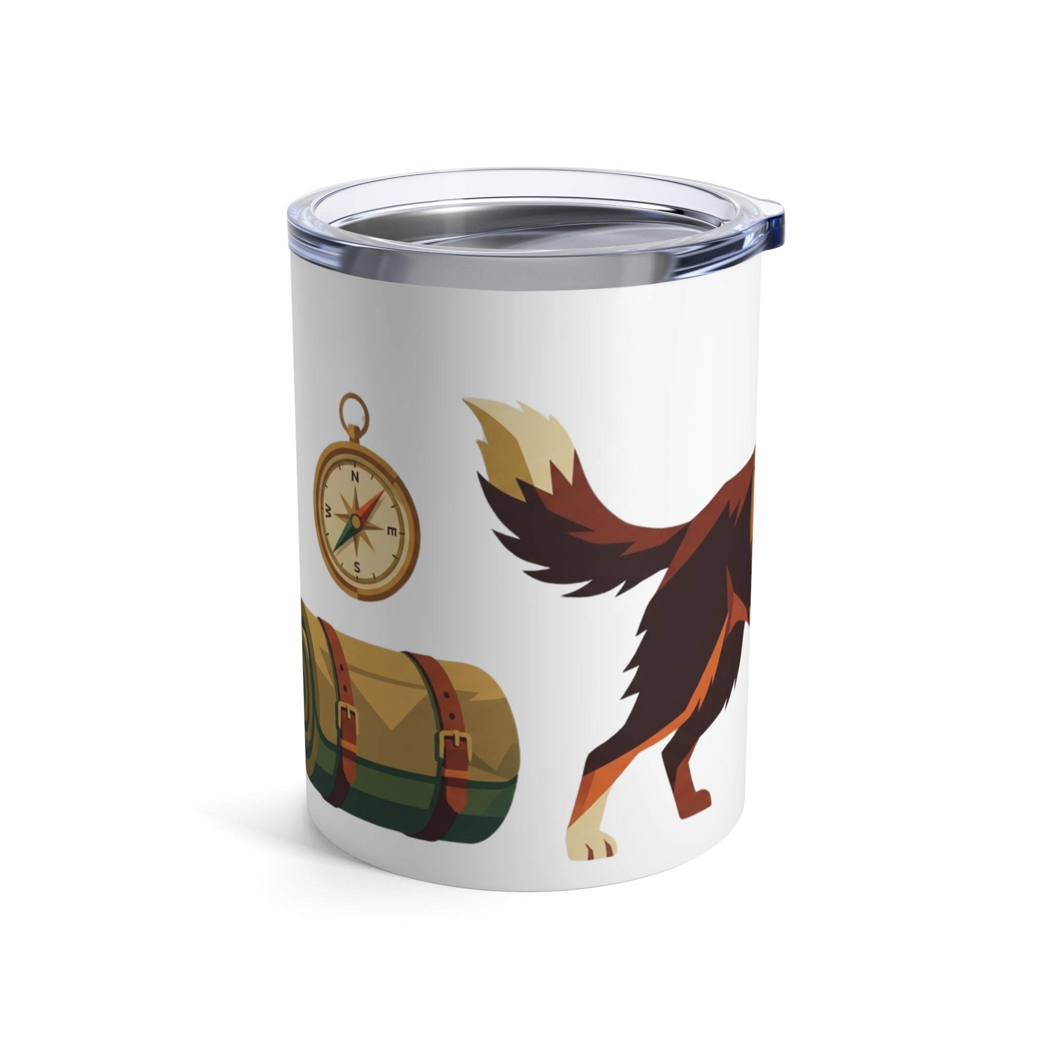 National Park Pups - Compass Collie 12oz Short Tumbler