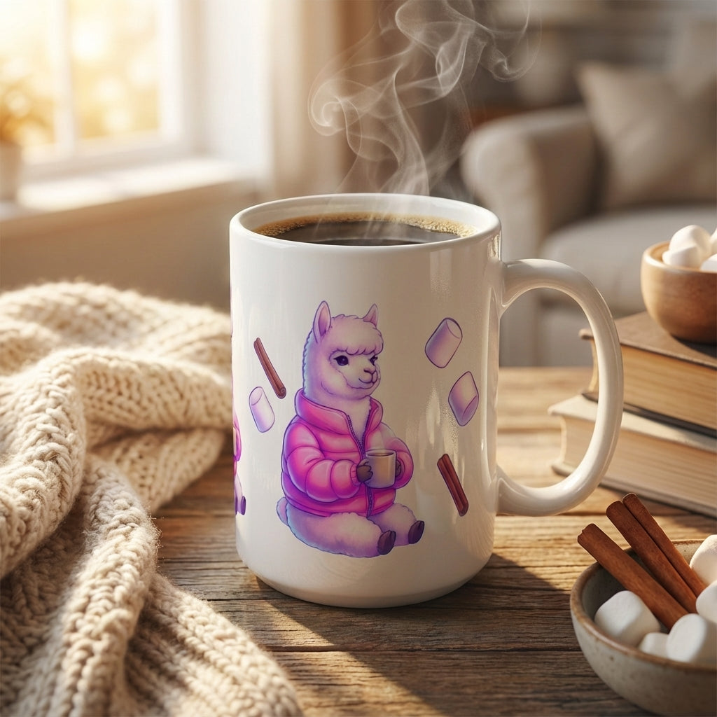 Après-Ski Alpacas - Cocoa Chalet Crew - 15oz Mug