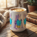Après-Ski Alpacas - Neon Slopes Squad - 15oz Mug