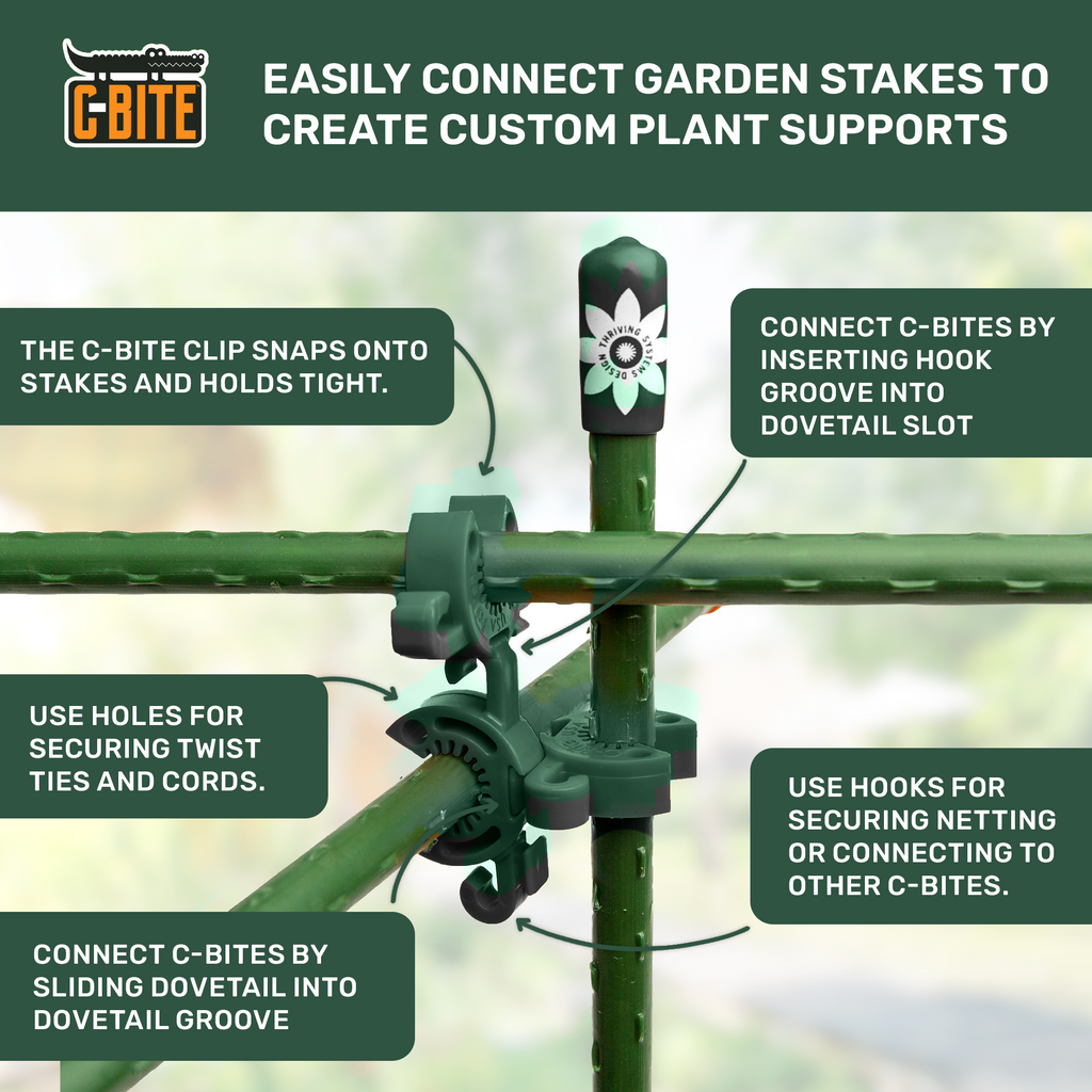 6' Monster Plant Support!  Custom Trellis & Tomato Cage Kit - The All Purpose Heavy Lifter