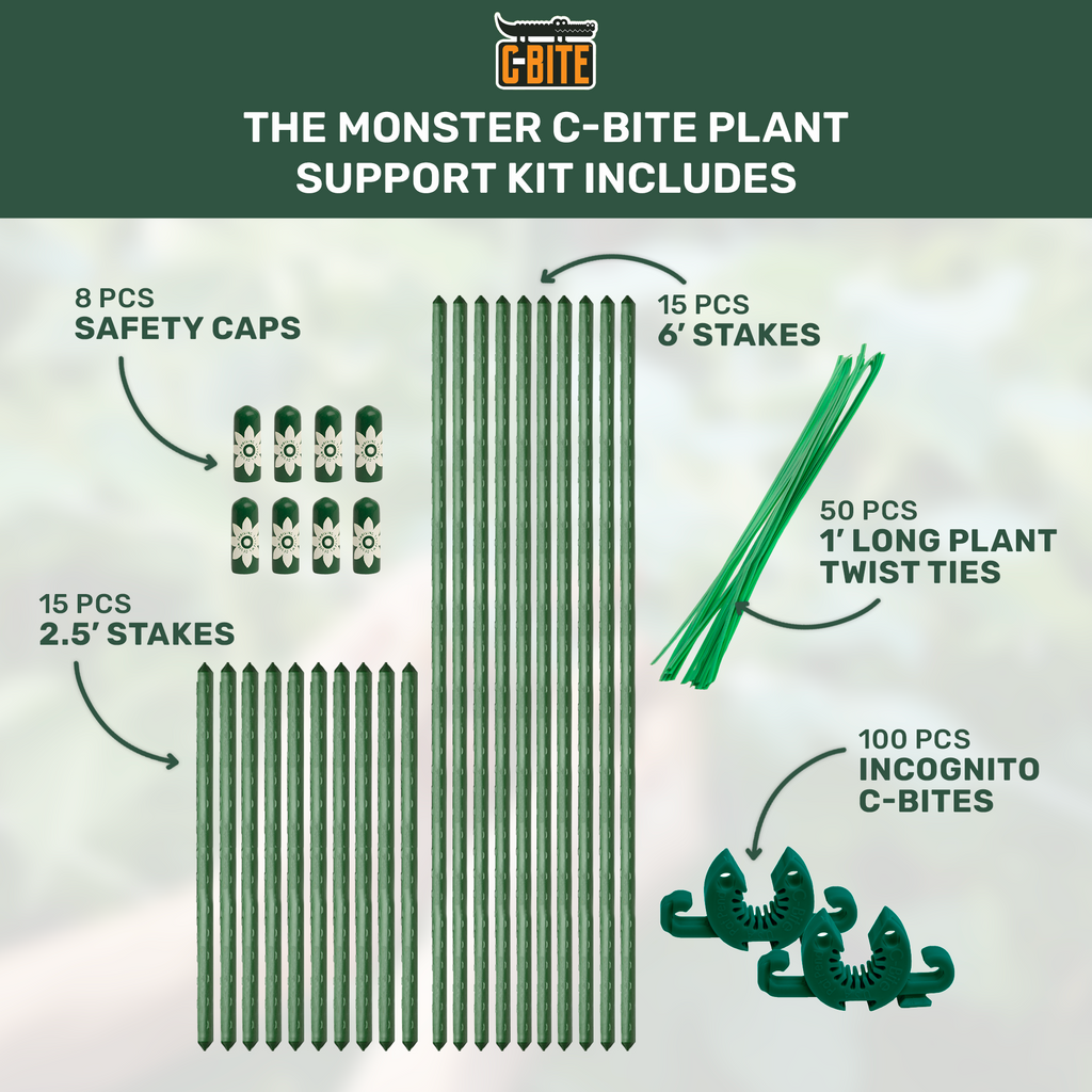 6' Monster Plant Support!  Custom Trellis & Tomato Cage Kit - The All Purpose Heavy Lifter