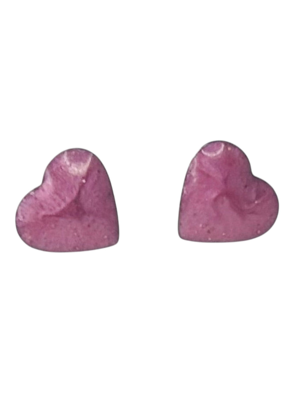 Pink Heart Earrings