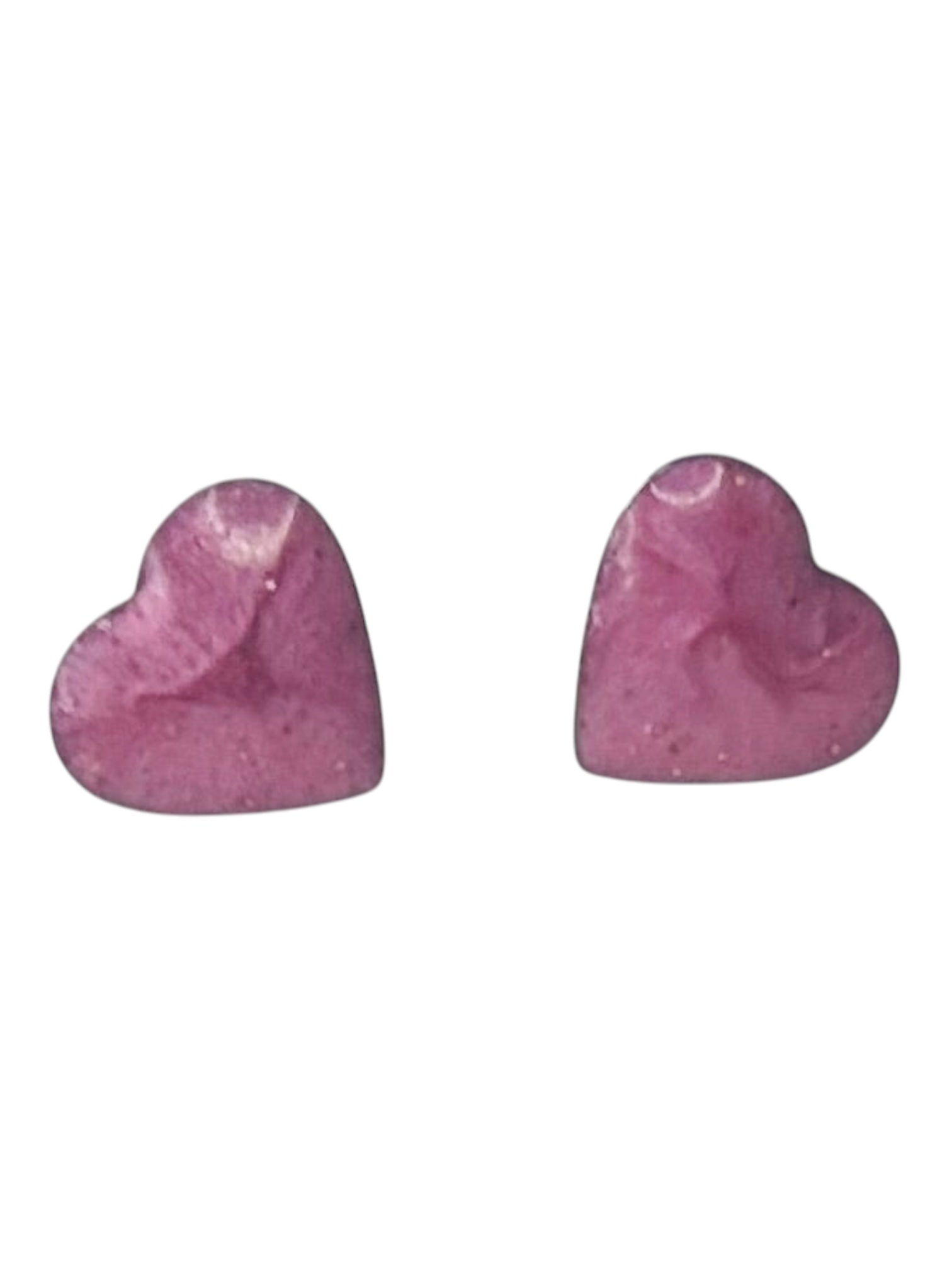 Pink Heart Earrings