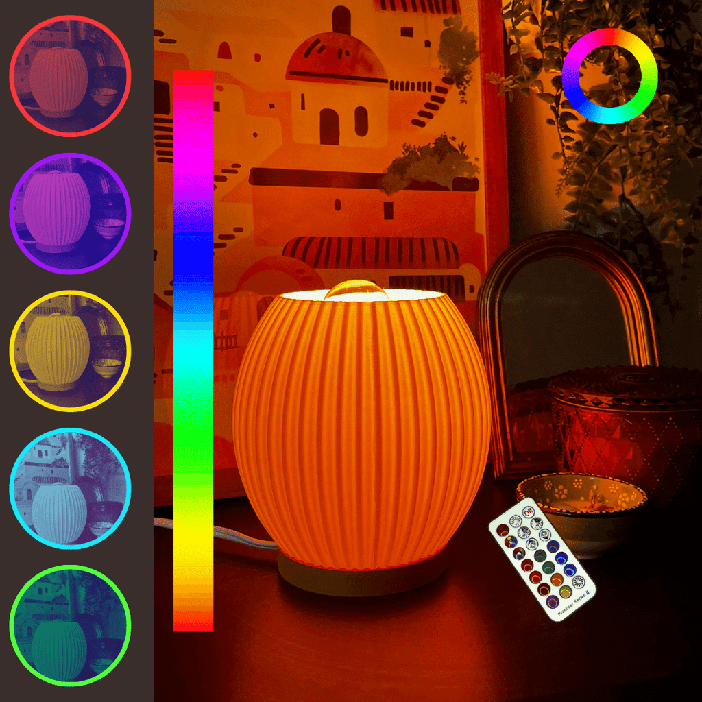 The Blip Lamp | Premium Collection Lamp | 8" x 4" Color Changing Ambience Light Perfect for End Tables & Bedrooms