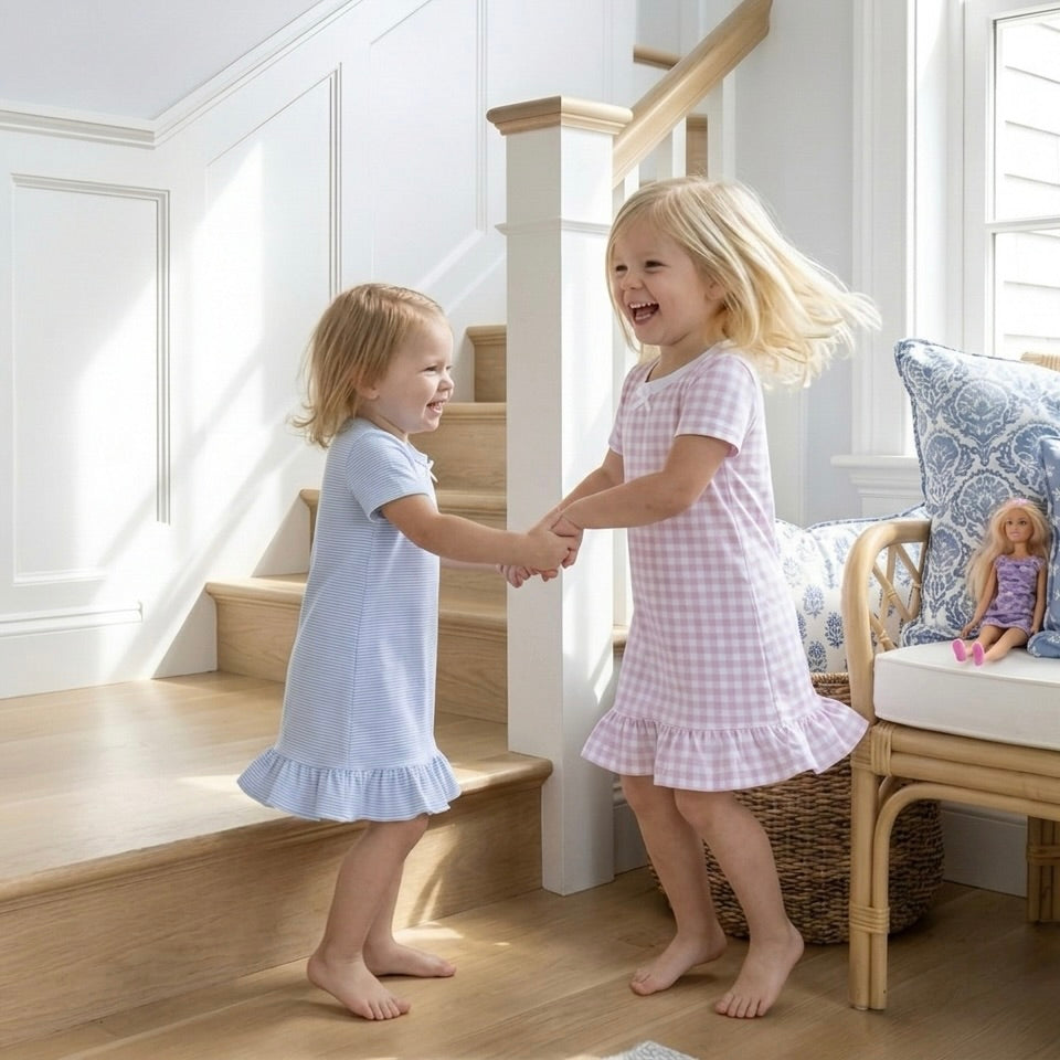 The Claire — Blush Gingham
