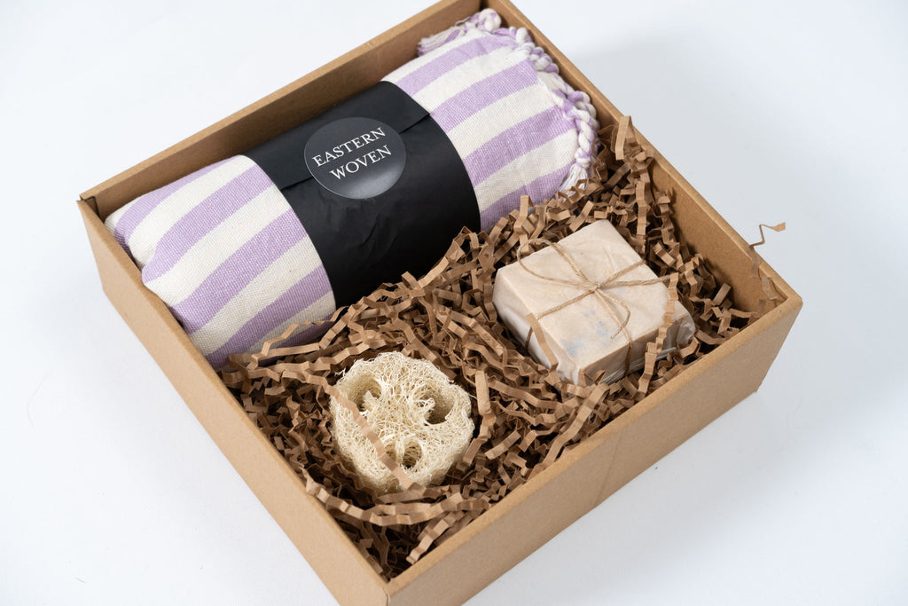 Turkish Cotton Linen Towel Gift Set