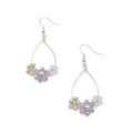 Daphne teardrop flower earrings