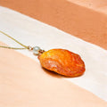 Ancient Sun & Sea – Handcrafted Lion’s Paw Shell & vintage Pearl Statement Necklace