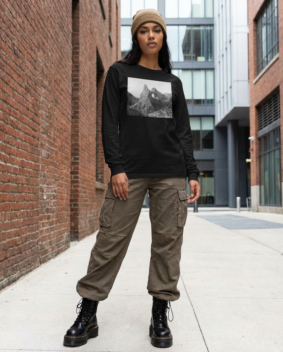 Great Basin Arch, Moss Apparel, Unisex Long Sleeve T-Shirt