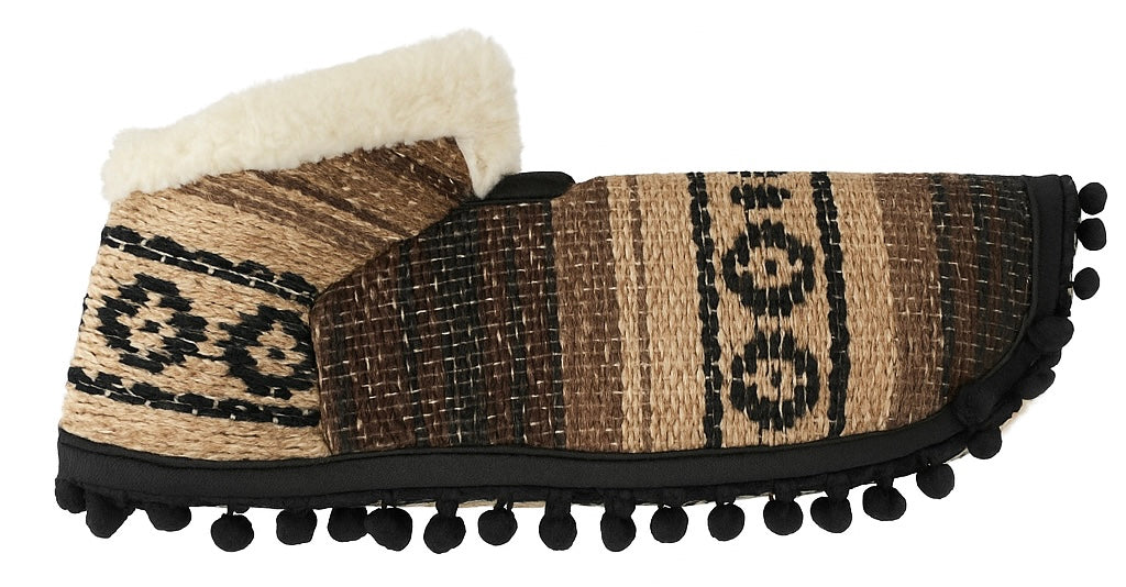 Size 00-3WN Dark Brown/Tan/Black Dog Poncho/Sarape with Fur