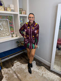 QOS LICENSED Maroon PBR Icon Skirt