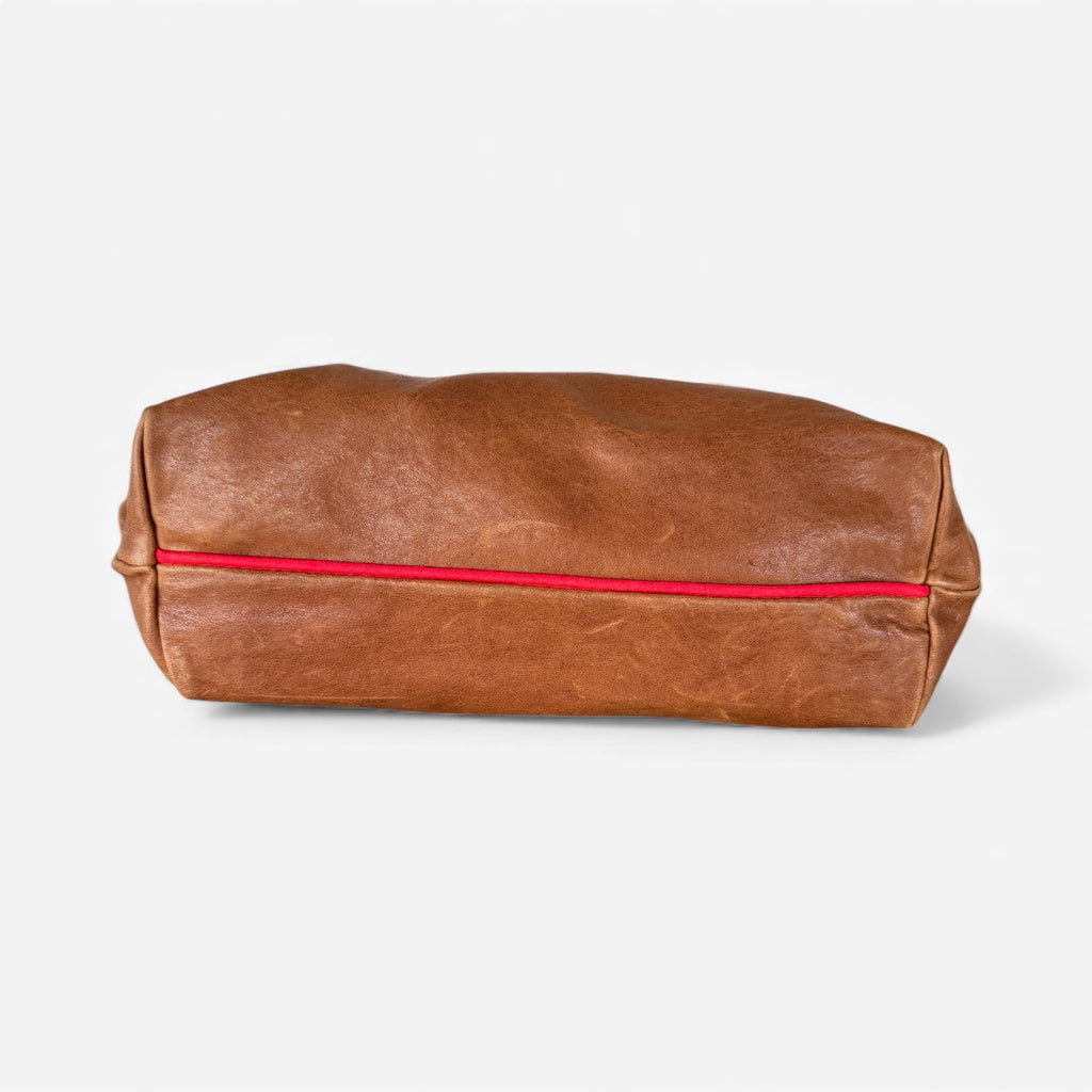 Blair Shoulder Bag, Brown Leather
