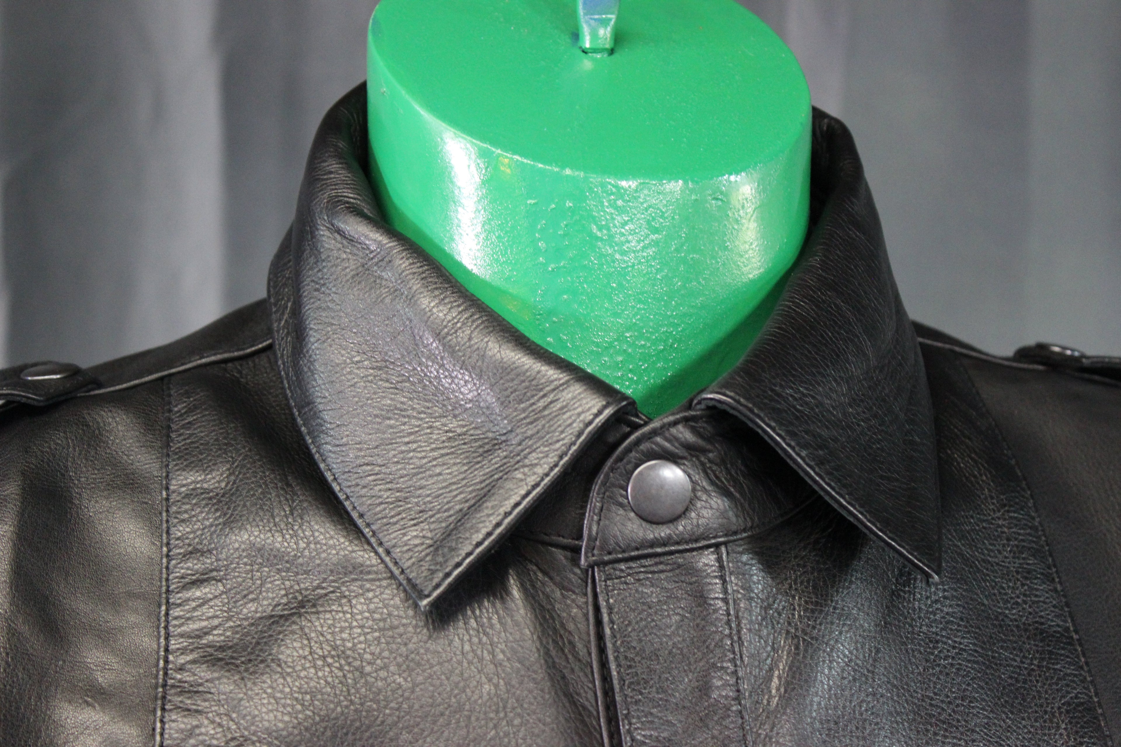 OnF Leather Shirts in Black