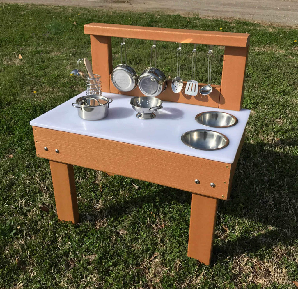KSO-MT3018 Kids' Station Indoor/Outdoor  Mud Kitchen with Utensils