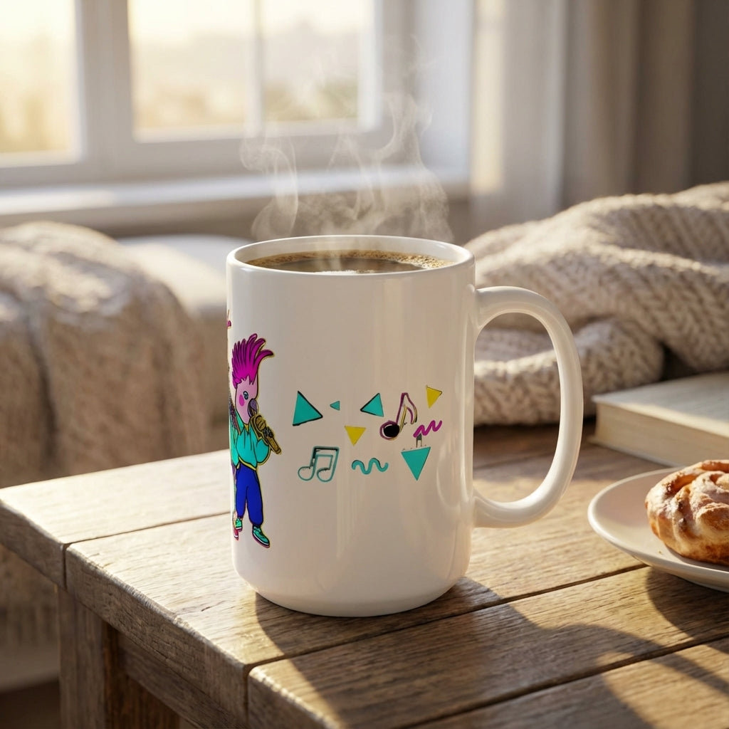 Karaoke Club Cockatoos - The Power Trio - 15oz Mug