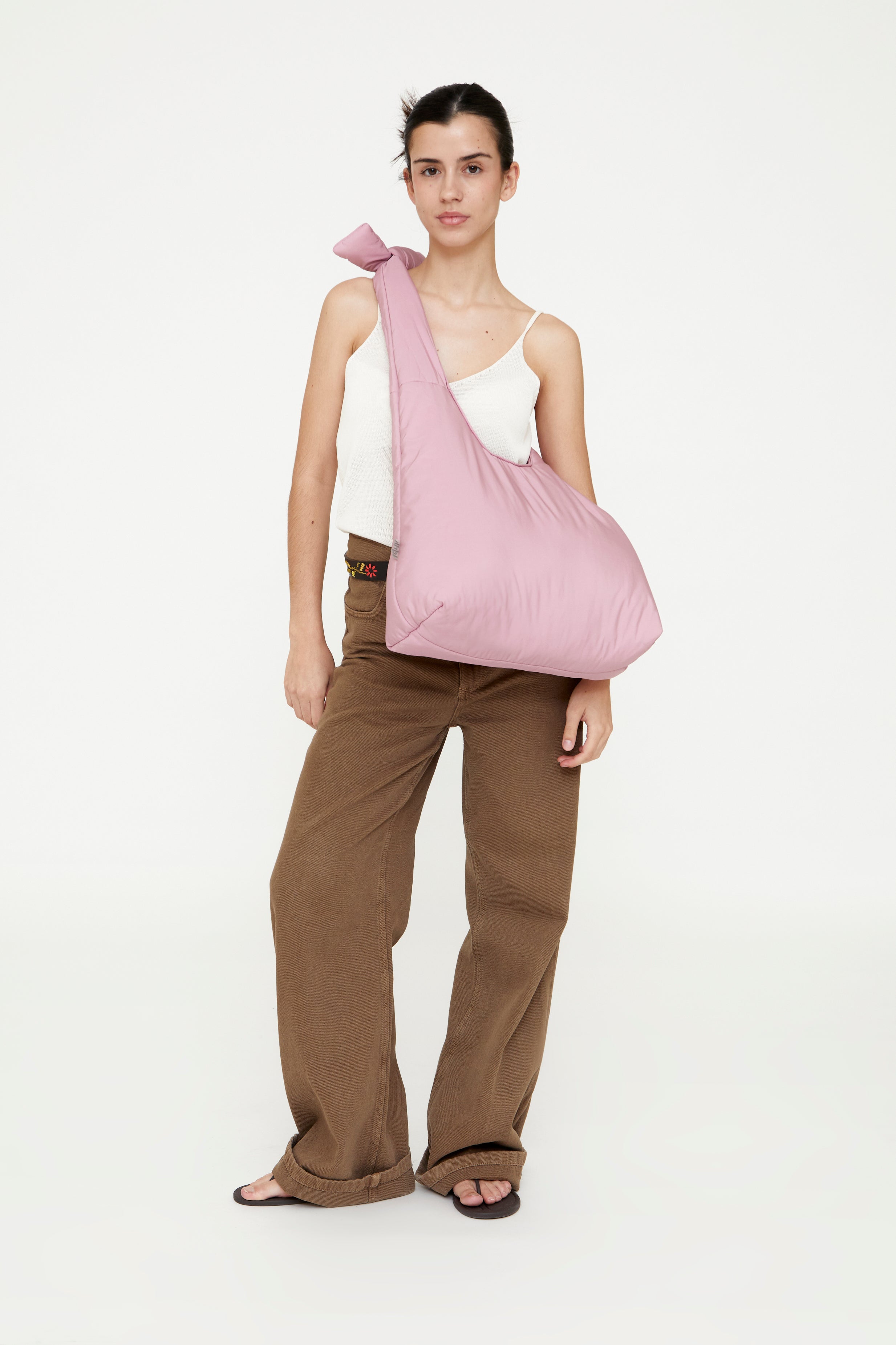 Biwa Puffy Bag Rose