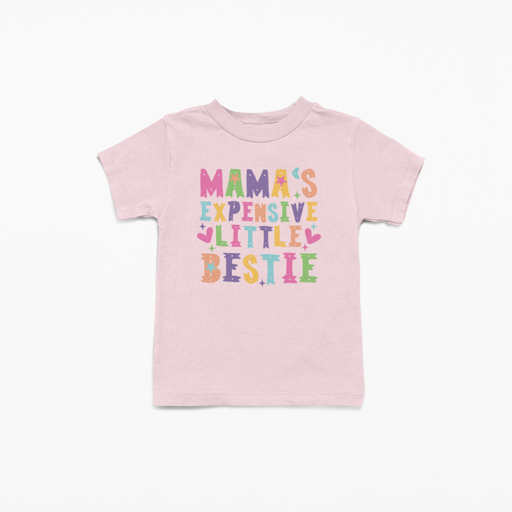 Mama's Expensive Little Bestie Youth & Toddler Graphic Tshirt
